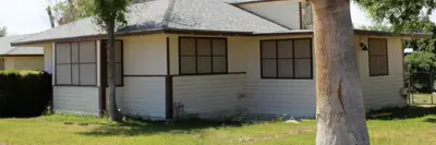 Outside of house
