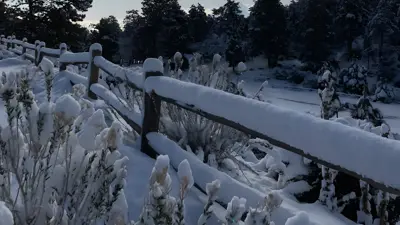 Hualapai mountains snow