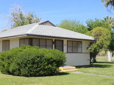 Outside of house